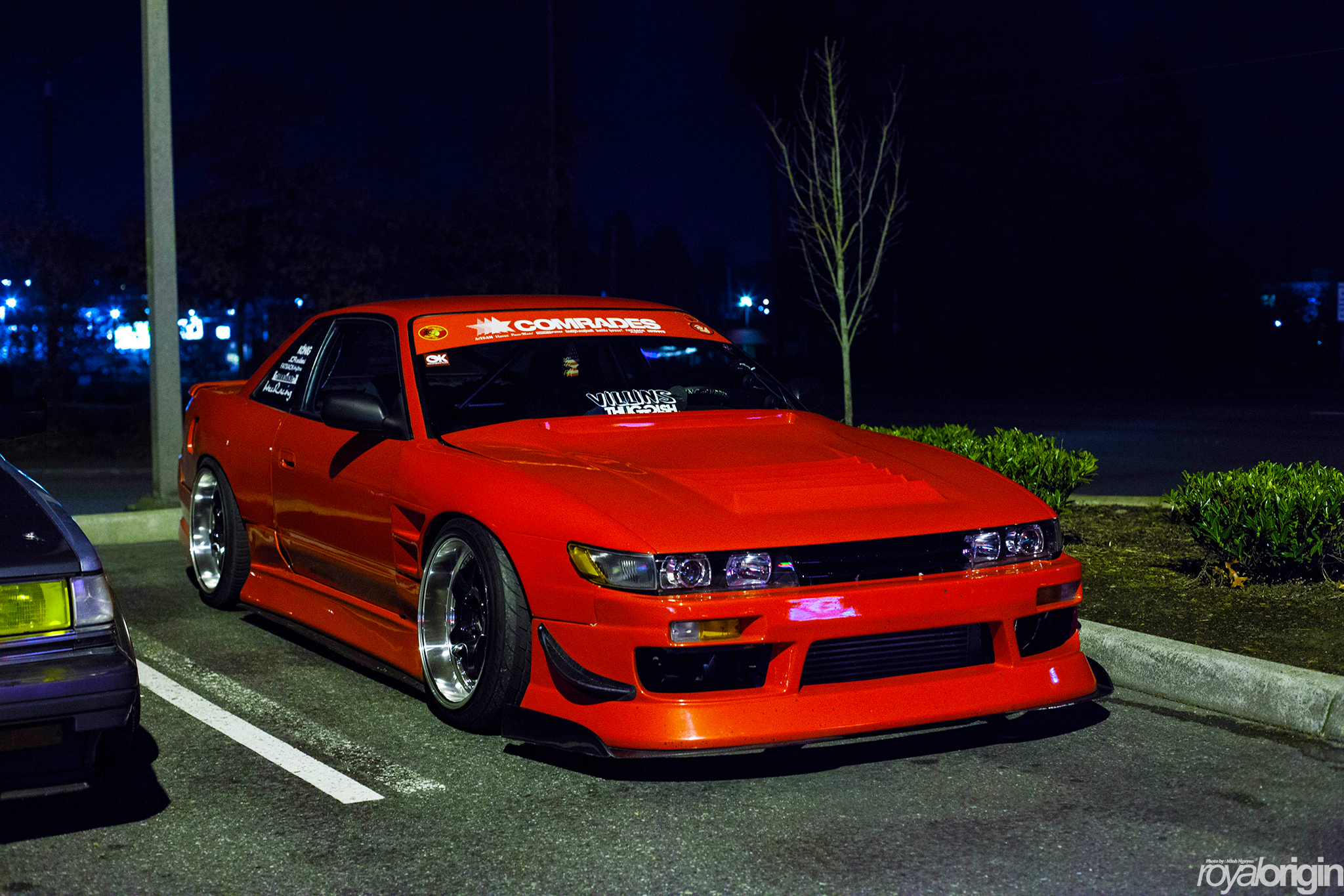 S13 Coupe fitted with a BN Kit and retro headlights. 